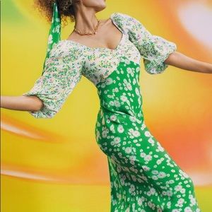 Rixo x Target Midi Dress Sz 16/18